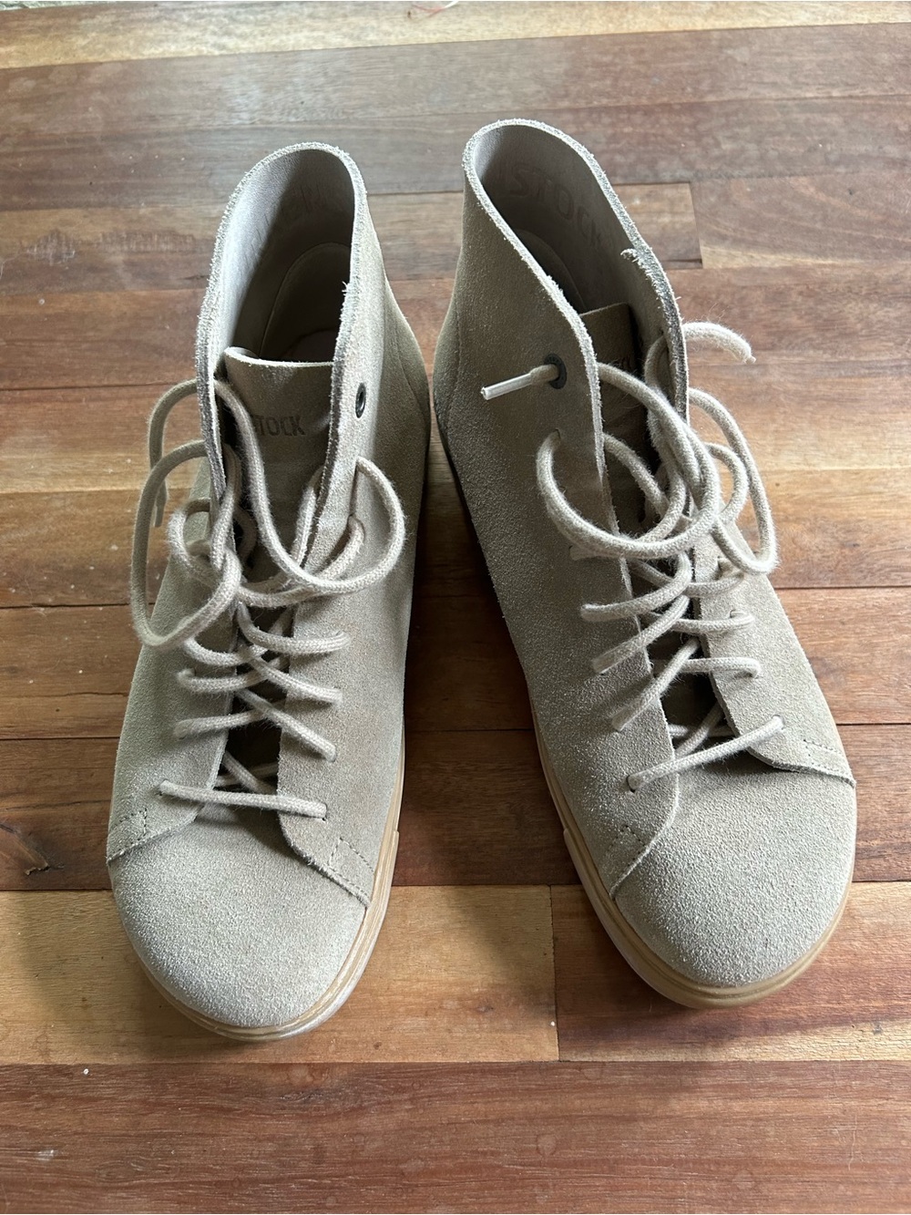 Birkenstock Nubuck Lesther Bend mid Decon Lace-Up Women's Boots taupe 41